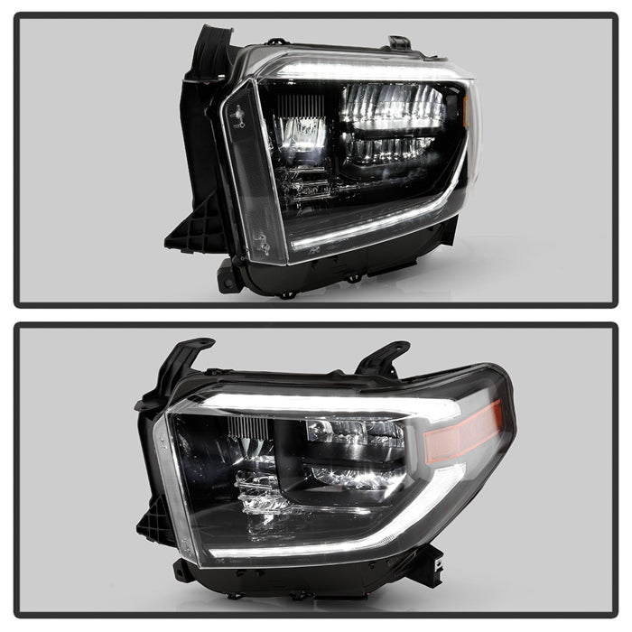 Spyder 14-17 Toyota Tundra OEM LED Headlights Black(Does Not Fit Models With DRL) 9049323