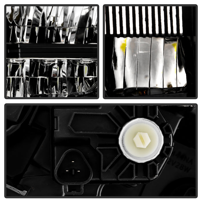 Spyder 14-17 Toyota Tundra OEM LED Headlights Black(Does Not Fit Models With DRL) 9049323