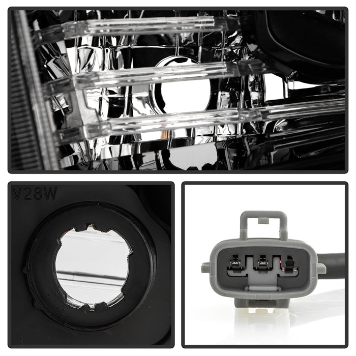 Spyder 14-17 Toyota Tundra OEM LED Headlights Black(Does Not Fit Models With DRL) 9049323