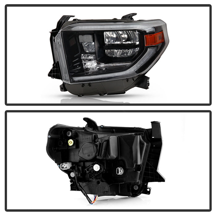 xTune Toyota Tundra 18-20 (Fit LED Only) OEM Style Headlights - Black Left HD-JH-TTU18-LED-OE-BK-L 9949258