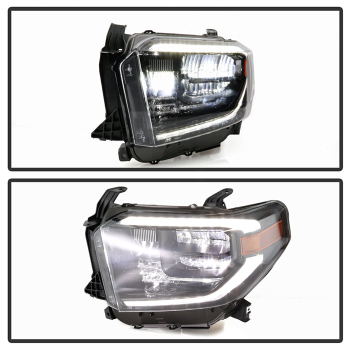 xTune Toyota Tundra 18-20 (Fit LED Only) OEM Style Headlights - Black Left HD-JH-TTU18-LED-OE-BK-L 9949258