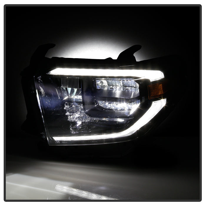 xTune Toyota Tundra 18-20 (Fit LED Only) OEM Style Headlights - Black Left HD-JH-TTU18-LED-OE-BK-L 9949258