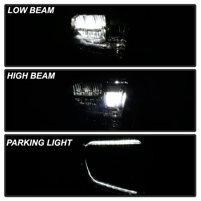 xTune Toyota Tundra 18-20 (Fit LED Only) OEM Style Headlights - Black Right HD-JH-TTU18-LED-OE-BK-R 9949265