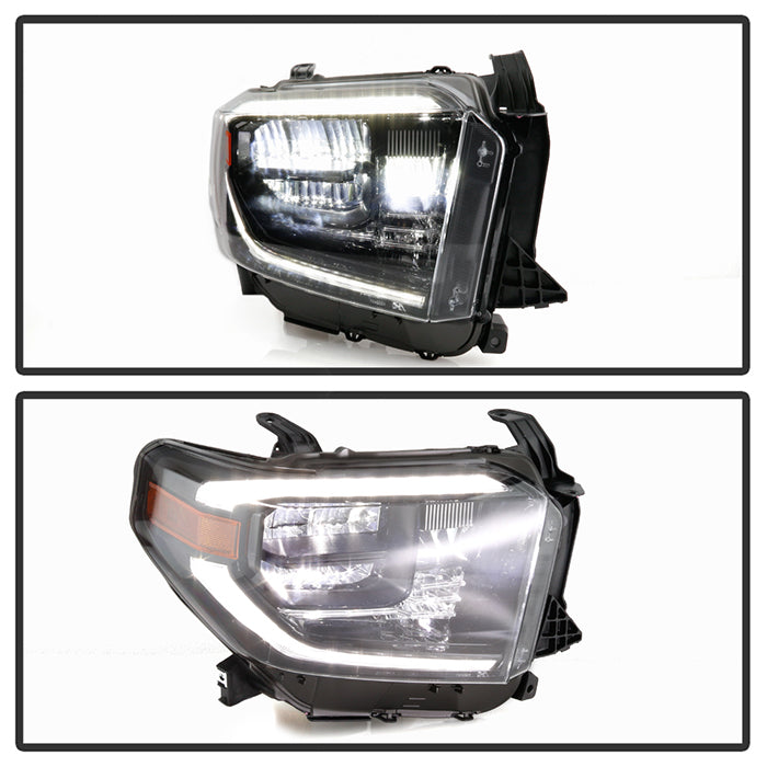 xTune Toyota Tundra 18-20 (Fit LED Only) OEM Style Headlights - Black Right HD-JH-TTU18-LED-OE-BK-R 9949265