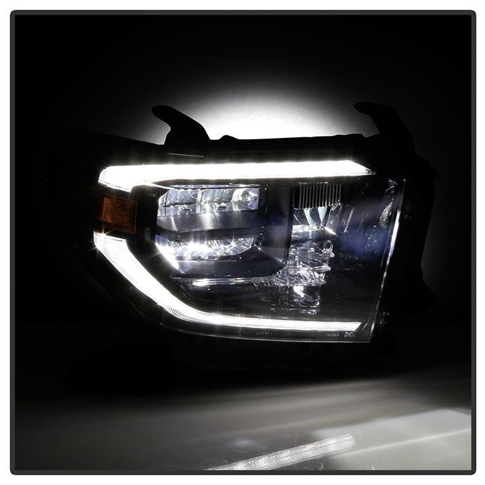 xTune Toyota Tundra 18-20 (Fit LED Only) OEM Style Headlights - Black Right HD-JH-TTU18-LED-OE-BK-R 9949265