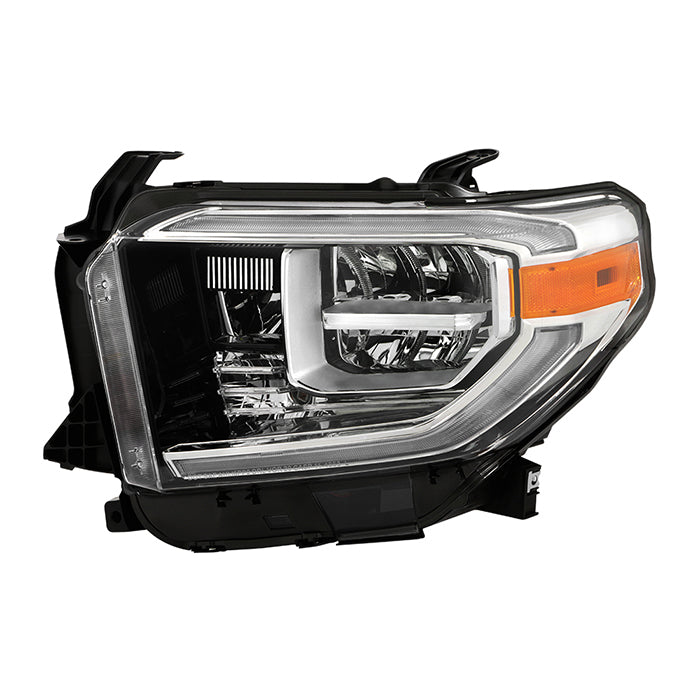 xTune Toyota Tundra 18-20 (Fit LED Only) OEM Style Headlights - Chrome Left HD-JH-TTU18-LED-OE-L 9949234