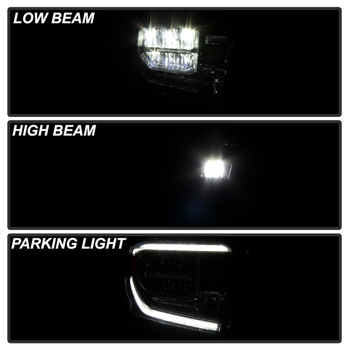 xTune Toyota Tundra 18-20 (Fit LED Only) OEM Style Headlights - Chrome Right HD-JH-TTU18-LED-OE-R 9949241