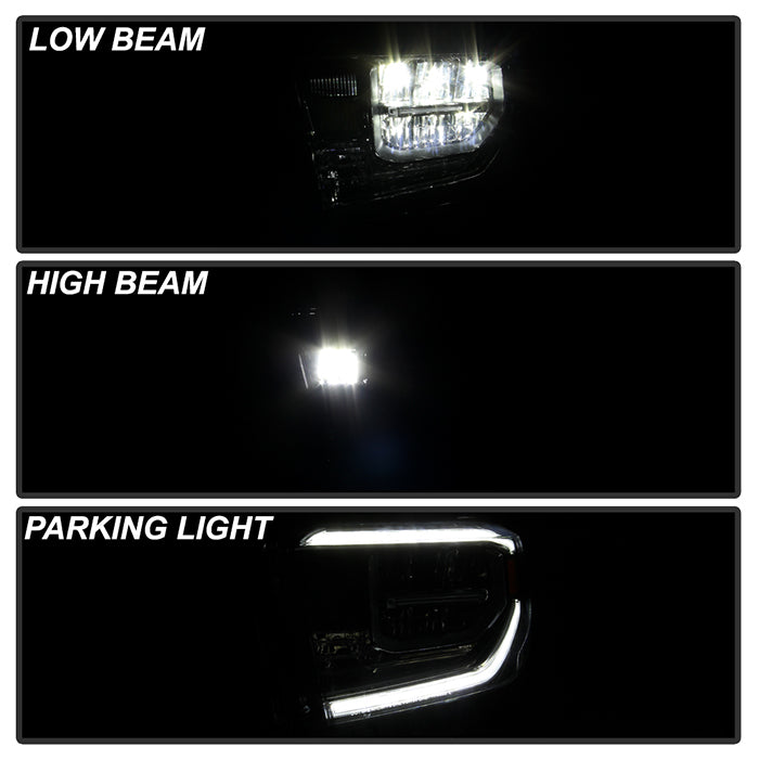 xTune Toyota Tundra 18-20 (Fit LED Only) OEM Style Headlights - Smoke Left HD-JH-TTU18-LED-OE-SM-L 9949272