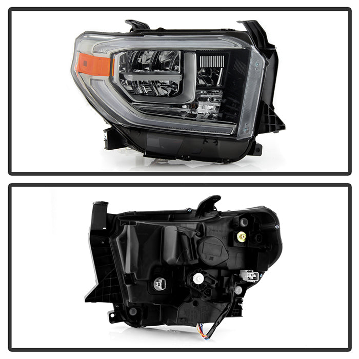 xTune Toyota Tundra 18-20 (Fit LED Only) OEM Style Headlights - Smoke Right HD-JH-TTU18-LED-OE-SM-R 9949289