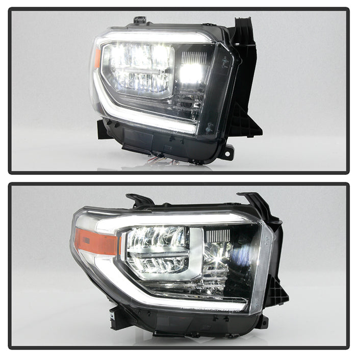 xTune Toyota Tundra 18-20 (Fit LED Only) OEM Style Headlights - Smoke Right HD-JH-TTU18-LED-OE-SM-R 9949289