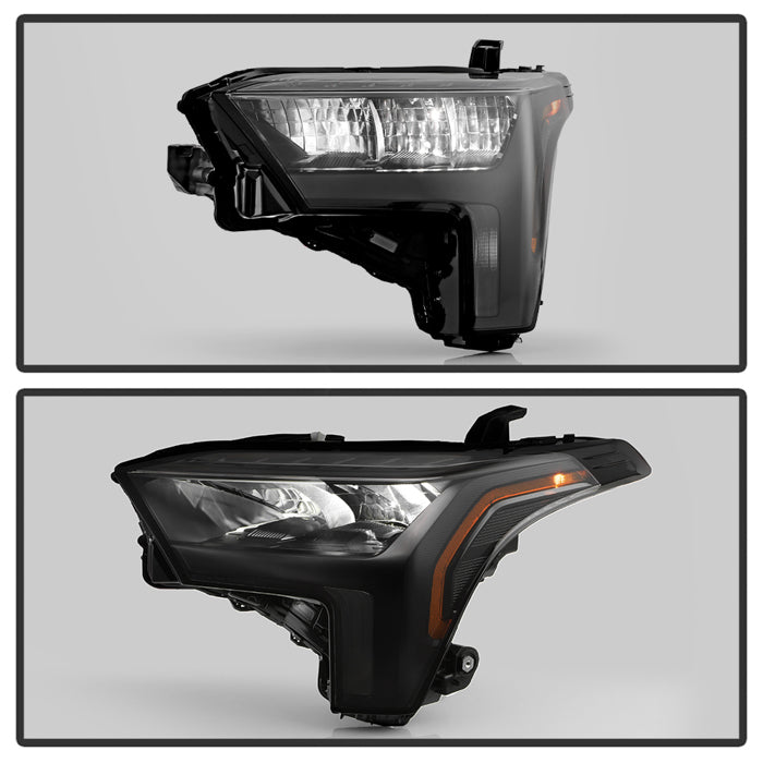 SPYDER Xtune 22-24 Toyota Tundra Black Housing Full LED Headlight - OE Black Set (HD-JH-TTU22-LED-AM-BK) 9956836
