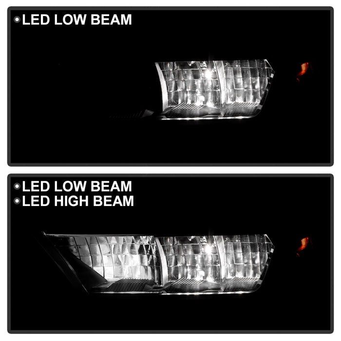 SPYDER Xtune 22-24 Toyota Tundra Black Housing Full LED Headlight - OE Black Set (HD-JH-TTU22-LED-AM-BK) 9956836