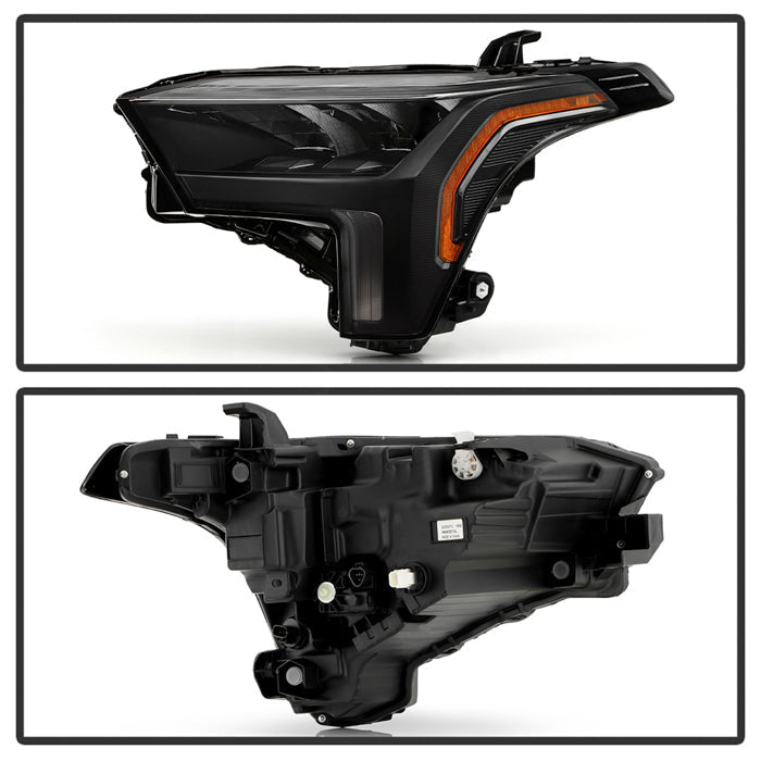 SPYDER Xtune 22-24 Toyota Tundra Black Housing Full LED Headlight - OE Black Set (HD-JH-TTU22-LED-AM-BK) 9956836
