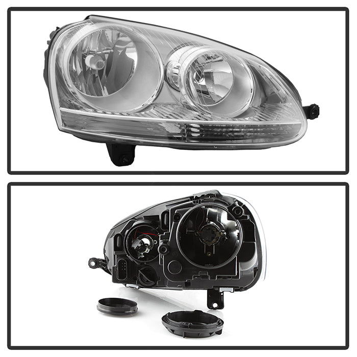 SPYDER xTune Volkswagen Golf 06-09 Passenger Side Headlight - OEM Right HD-JH-VJ06-OE-R 9039980