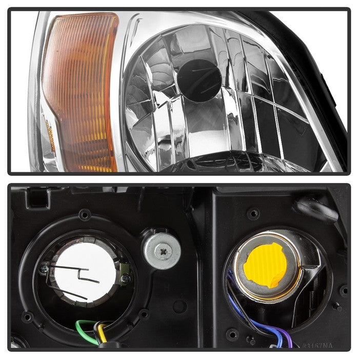 SPYDER xTune 00-05 Cadillac Deville Crystal Headlights - Chrome (HD-ON-CADDEV00-C) 9040375