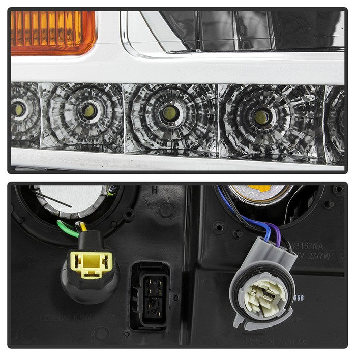 SPYDER xTune 00-05 Cadillac Deville Crystal Headlights - Chrome (HD-ON-CADDEV00-C) 9040375