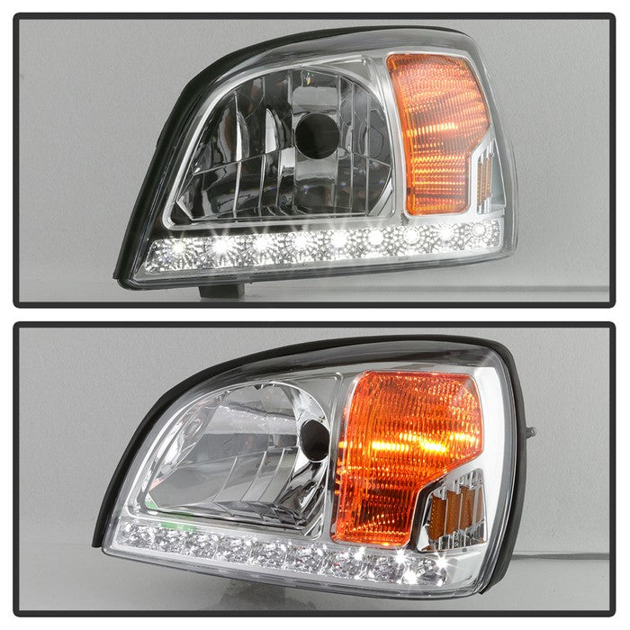 SPYDER xTune 00-05 Cadillac Deville Crystal Headlights - Chrome (HD-ON-CADDEV00-C) 9040375