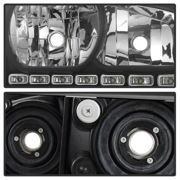 SPYDER Xtune Dodge Charger 06-10 1Pc LED Crystal Headlights Black HD-ON-DCH05-1PC-LED-BK 5017635