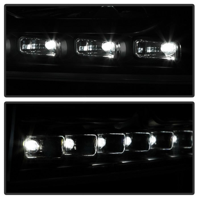 SPYDER Xtune Dodge Charger 06-10 1Pc LED Crystal Headlights Black HD-ON-DCH05-1PC-LED-BK 5017635