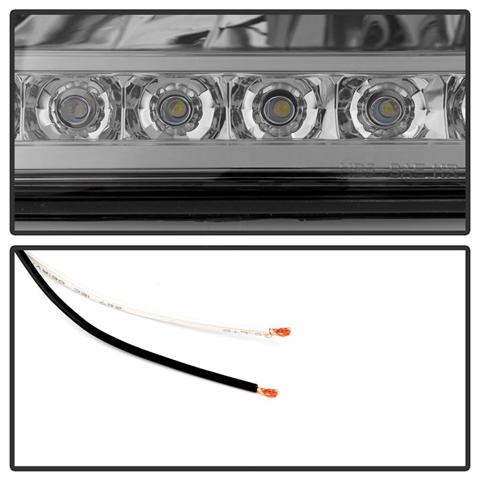 SPYDER Xtune Ford F150 97-03 Crystal Headlights w/ Clear LED Corners Smoke HD-ON-FF15097-LED-SET-SM 5014801