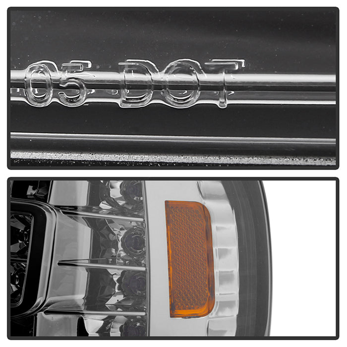 SPYDER Xtune Ford F150 97-03 Crystal Headlights w/ Clear LED Corners Smoke HD-ON-FF15097-LED-SET-SM 5014801