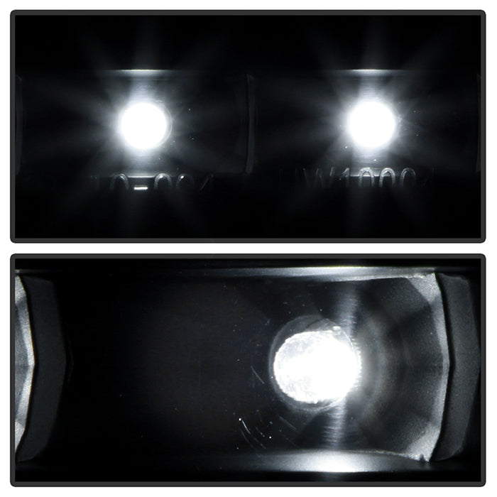 SPYDER Xtune Toyota Tacoma 01-04 1 Piece w/ Chrome Trim Crystal Headlights Black HD-ON-TT01-1PC-LED-CC-BK 5056221