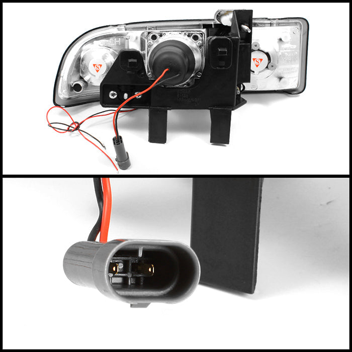 Spyder Chevy S10 98-04/Chevy Blazer 98-05 Crystal Headlights Black HD-YD-CS1098-BK 5012425