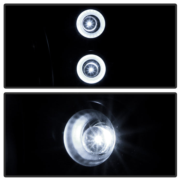 Spyder Ford Mustang 87-93 1PC LED (Replaceable LEDs)Crystal Headlights Black HD-YD-FM87-1PC-LED-BK 5012531