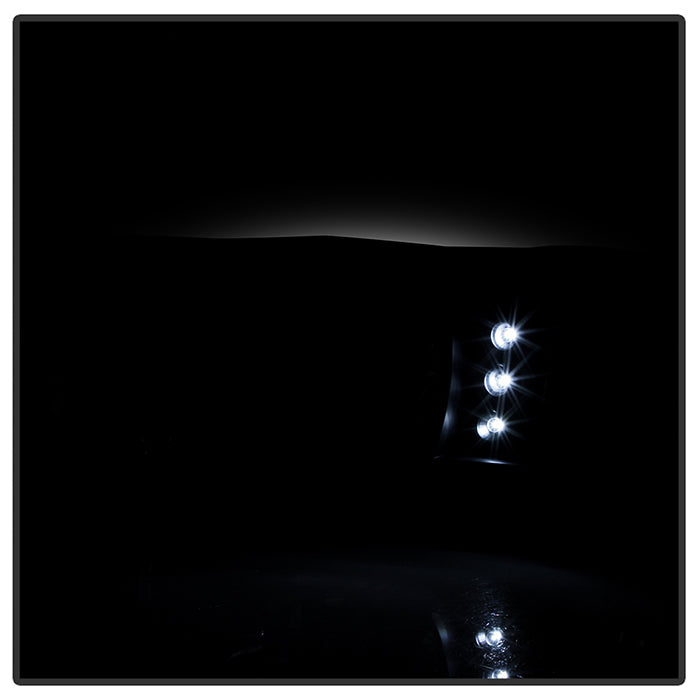 Spyder Ford Mustang 87-93 1PC LED (Replaceable LEDs)Crystal Headlights Black HD-YD-FM87-1PC-LED-BK 5012531