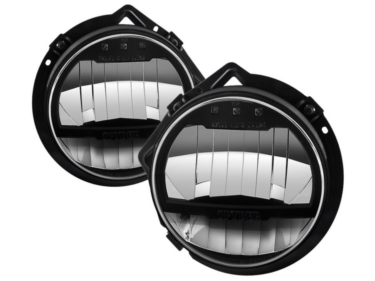 Spyder Mercedes Benz W463 2002-2006 LED Headlights - Black (SKU #5083456)