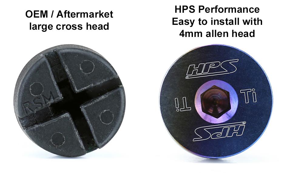 HPS Performance Titanium Coolant Bleed Screw for BMW / Mini Cooper