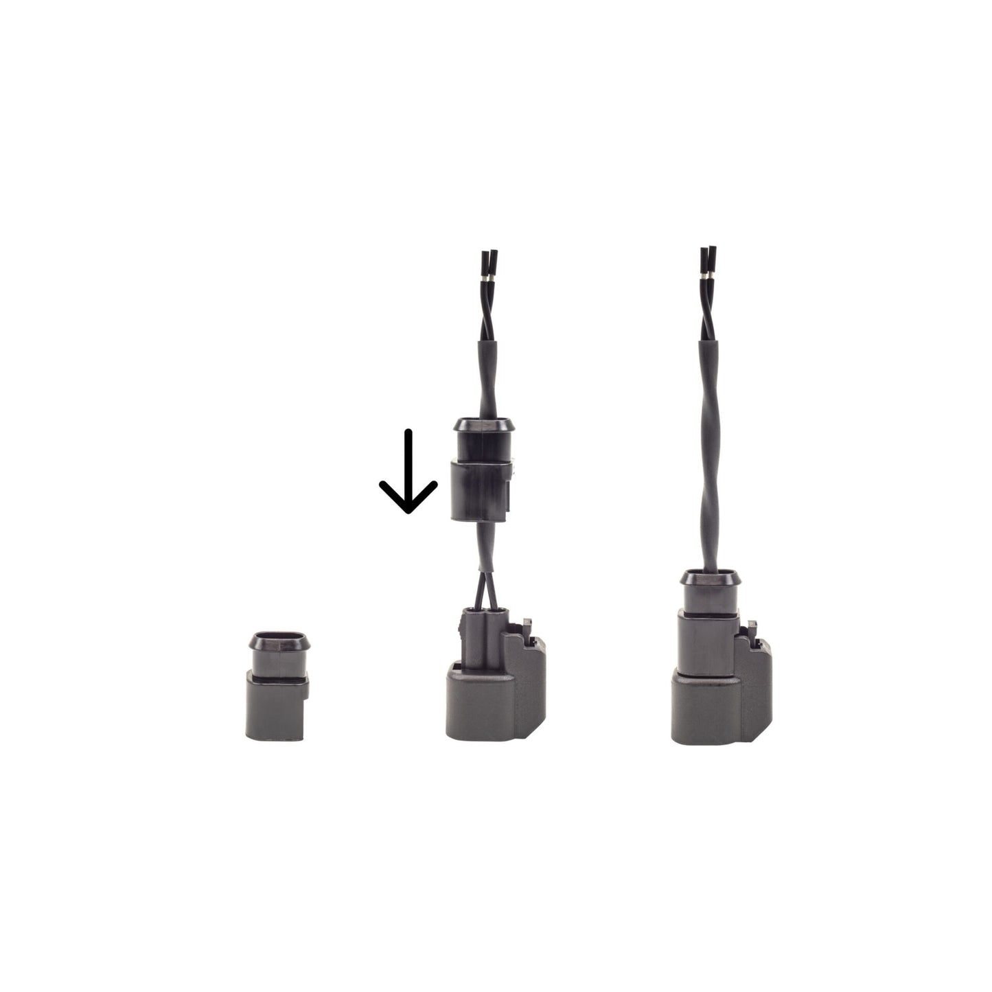 T1 USCAR/EV14 injector connector back shell  | 93.0 BS