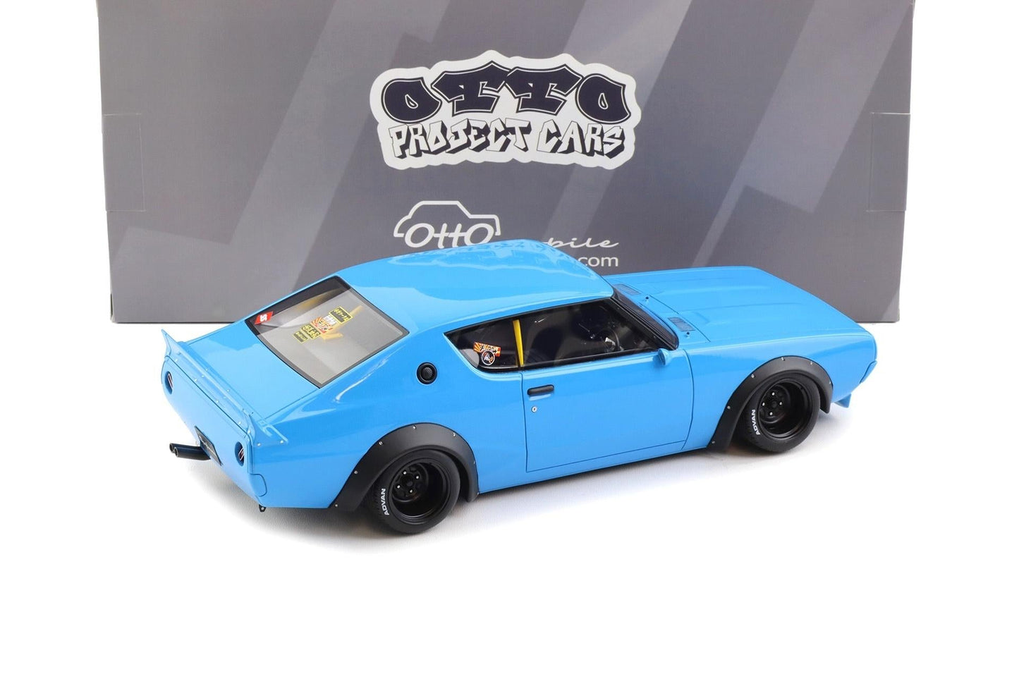 Otto 1971 Nissan Skyline 2000 GT-R (KPGC10) 2024 LB-Works Blue 1:18