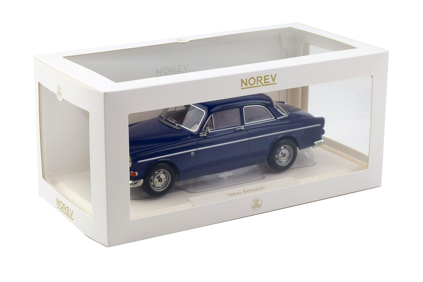 Norev 1966 Volvo Amazon Coupe Midnight Blue 1:18