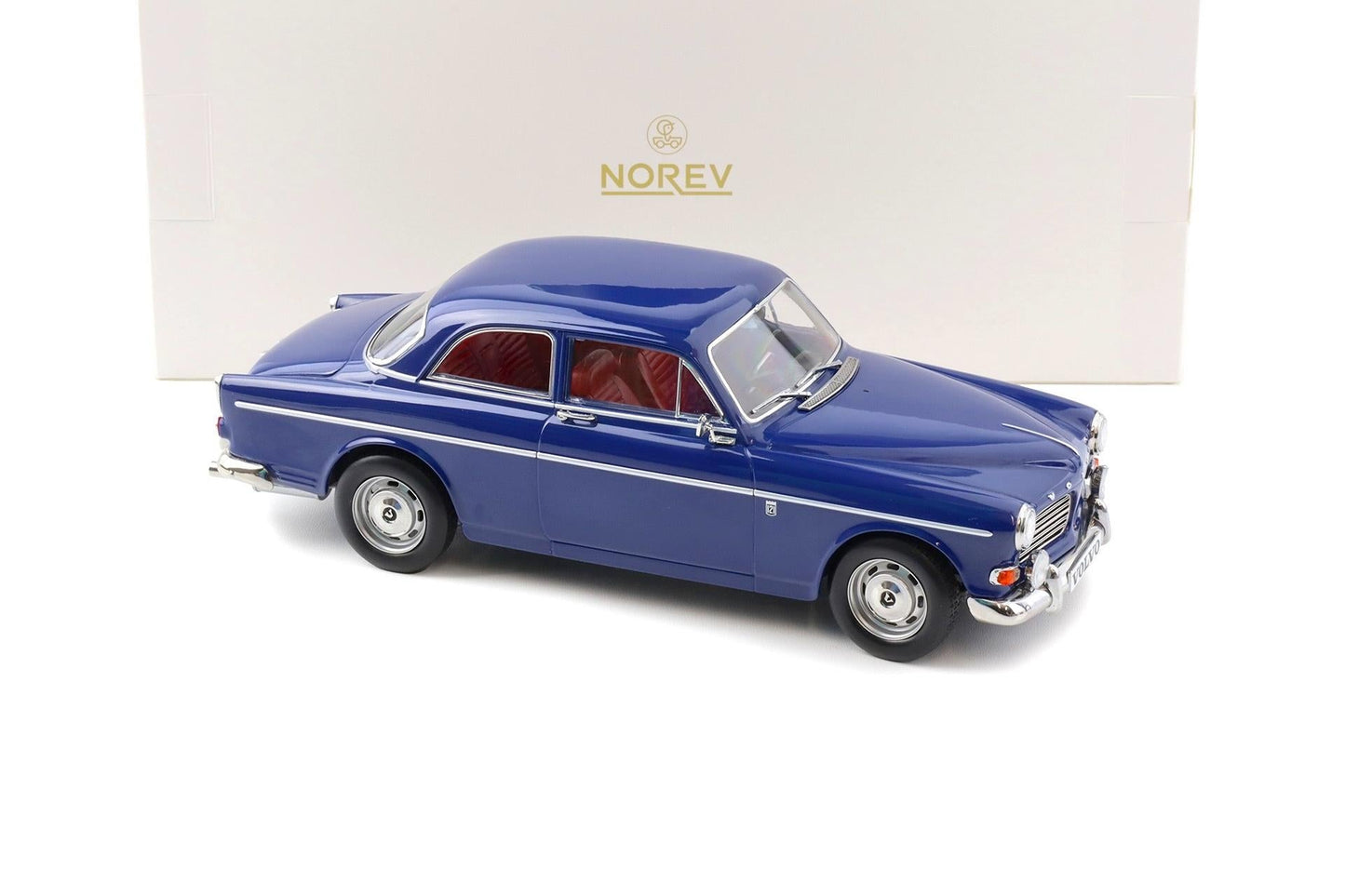 Norev 1966 Volvo Amazon Coupe Midnight Blue 1:18