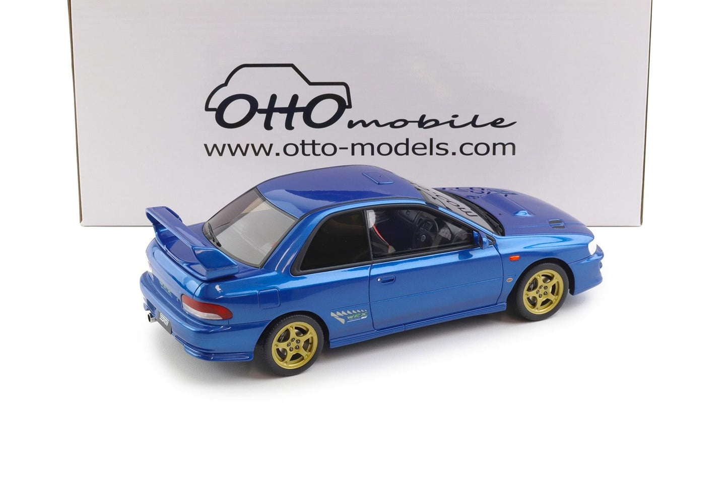 Otto 1999 Subaru Impreza WRX (GC8) Type RA STi Version V Sonic Blue 1:18