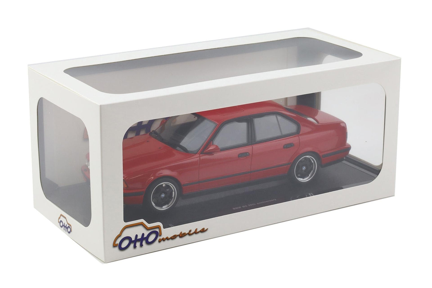Otto 1992 BMW M5 E34 Sedan 20 Jahre Mugello Red 274 1:18