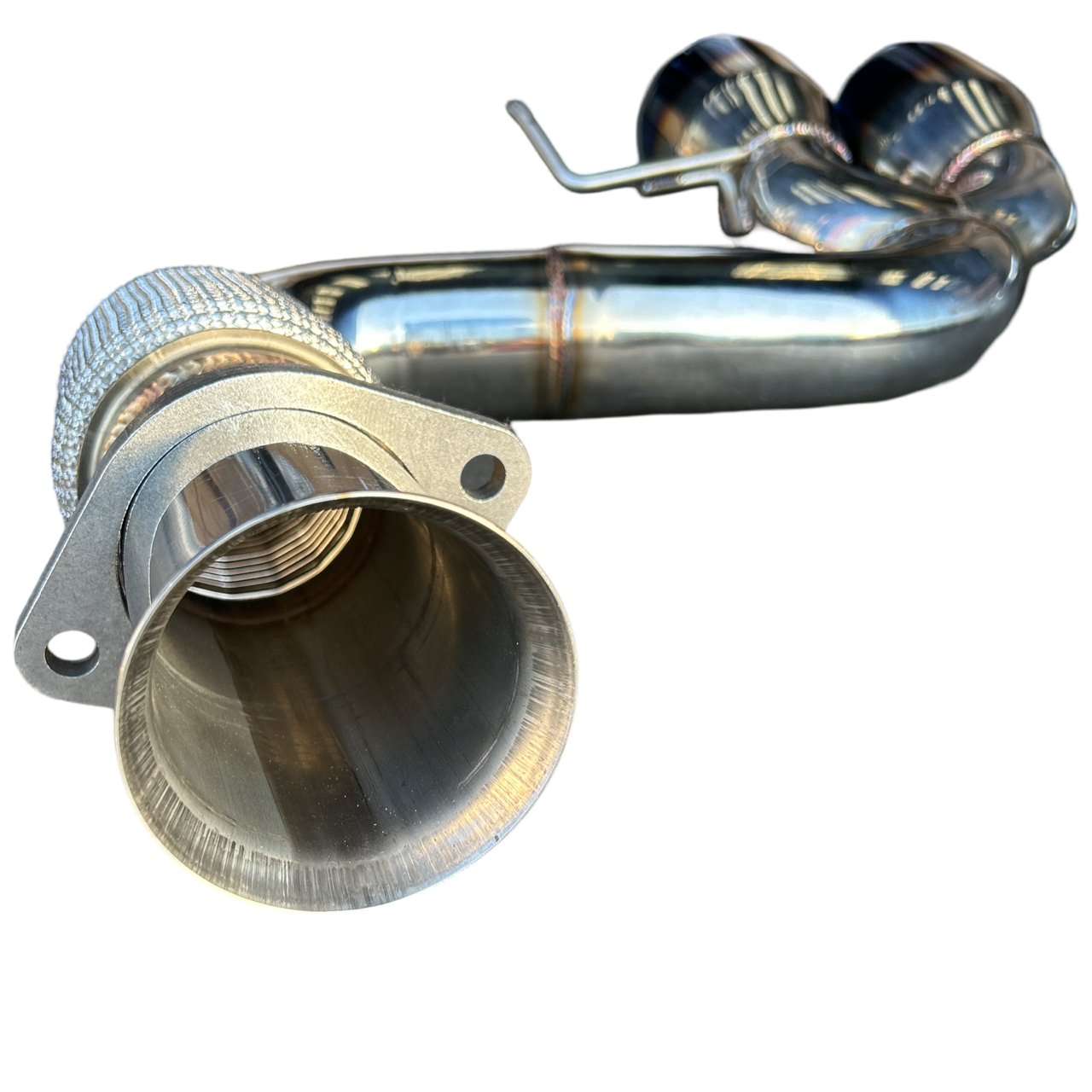 Catback Exhaust for 20-24 Chevrolet Corvette C8 Burnt Tips 6.2L V8 Mandrel 304SS