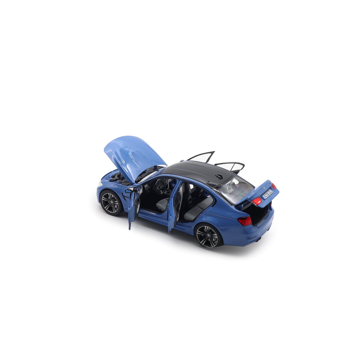 Norev 2017 BMW M3 (F80) Yas Marina Blue 1:18