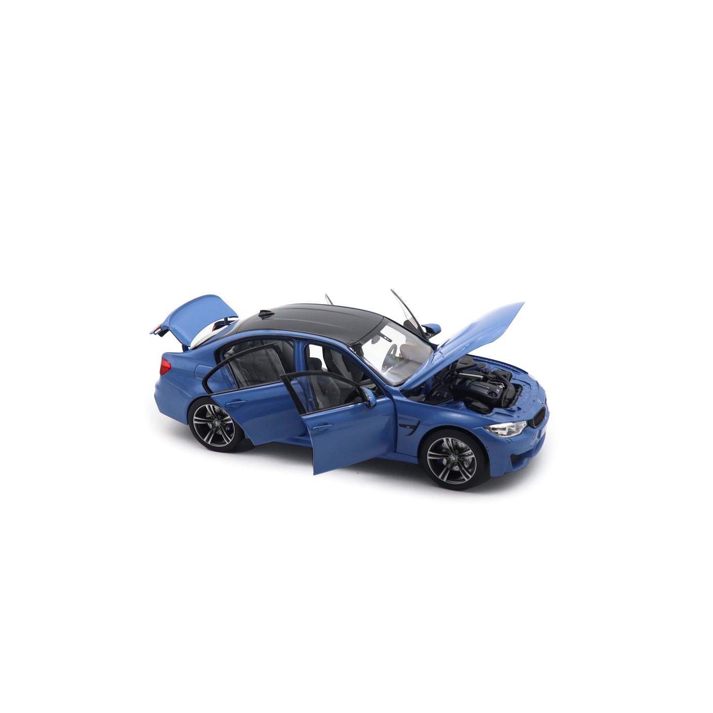 Norev 2017 BMW M3 (F80) Yas Marina Blue 1:18
