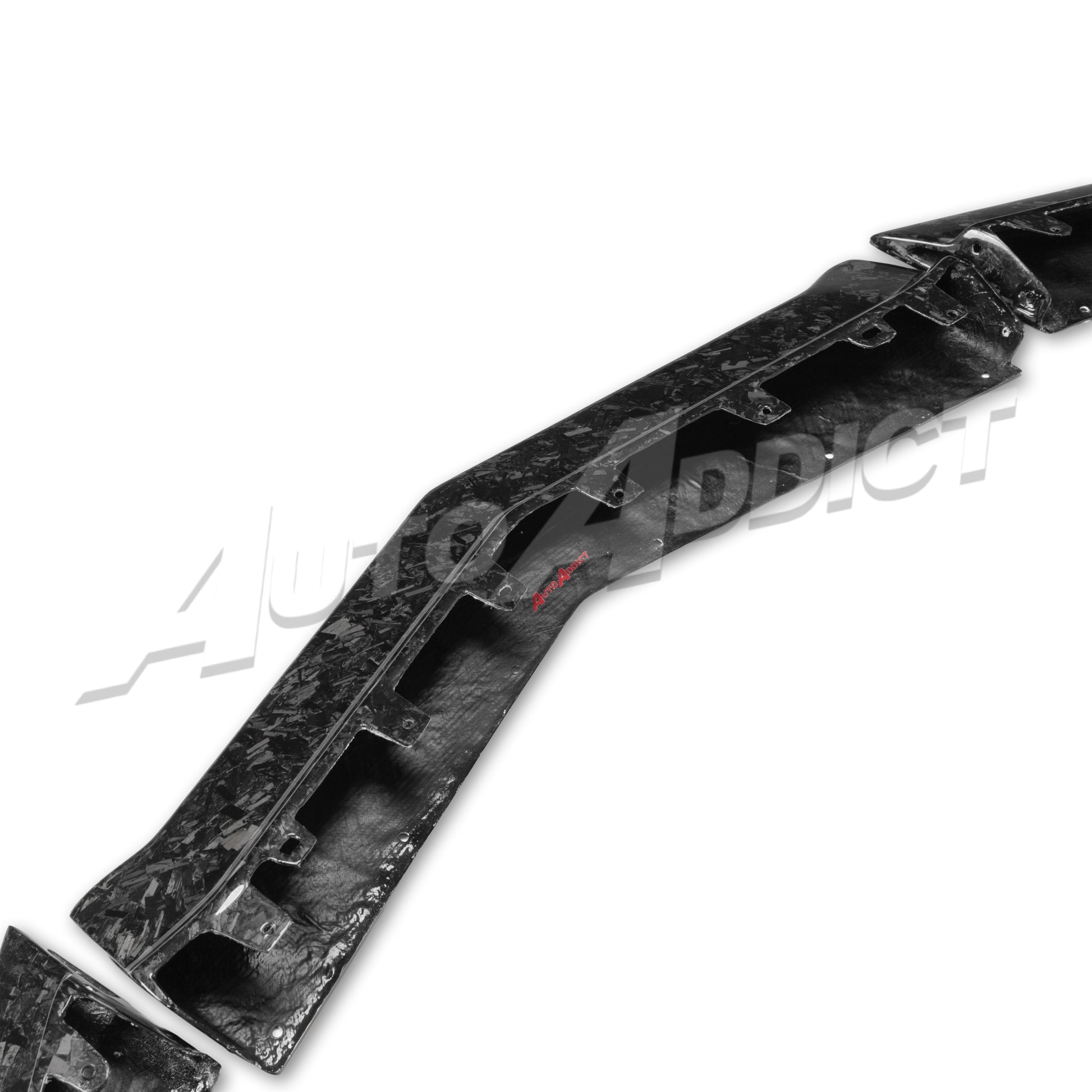 Installed C8 Corvette forged carbon side skirts and canards ZR1 ZTK conversion
