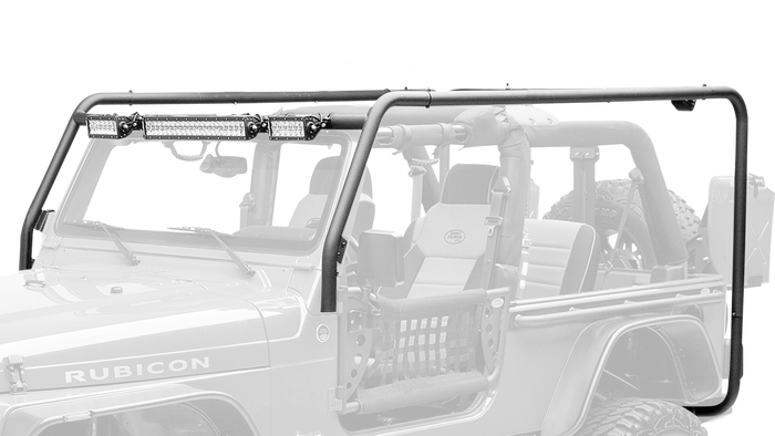 Body Armor 4x4 07-18 Jeep Wrangler JK 2dr Roof Rack Frame Crossbars/Rails JK-713