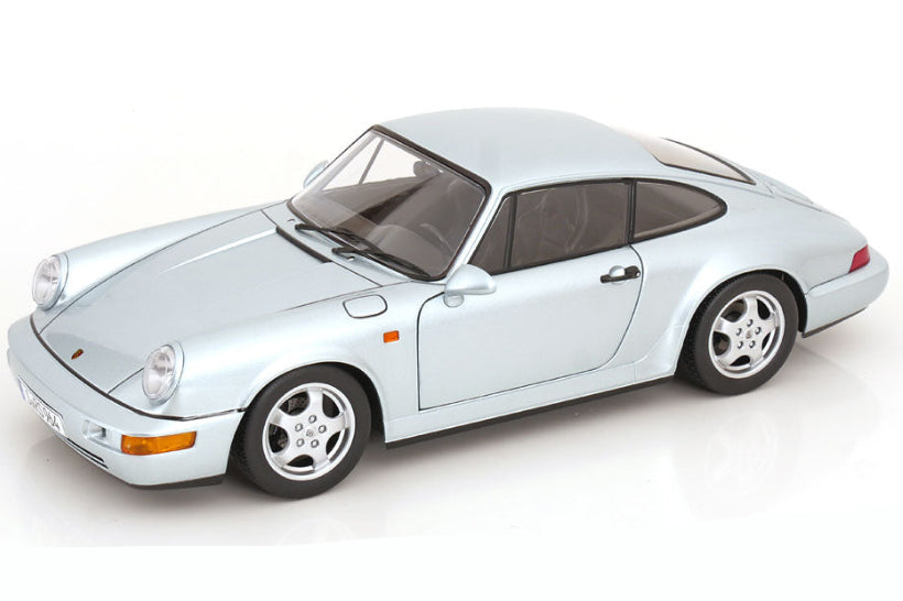 KK Scale 1992 Porsche 911 (964) RS Coupe w/ Cup Wheels Polar Silver 1:12