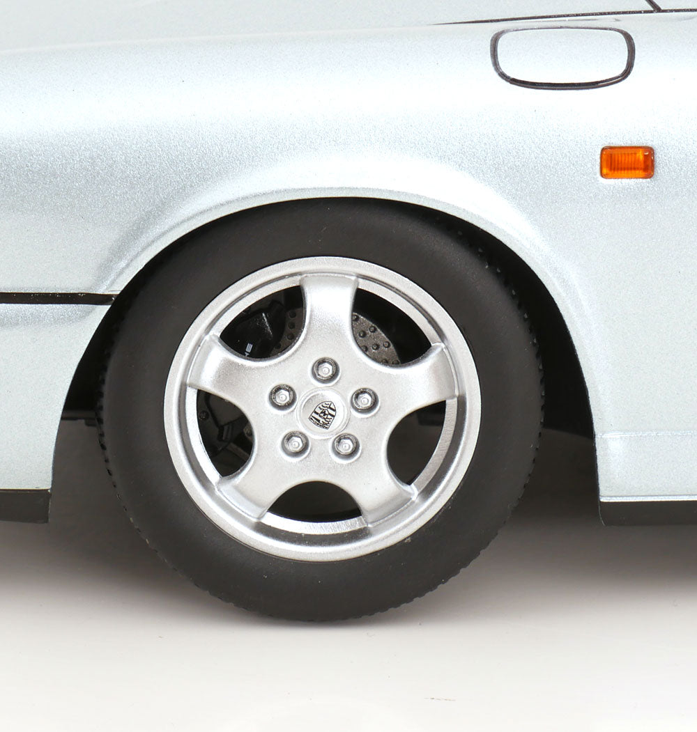 KK Scale 1992 Porsche 911 (964) RS Coupe w/ Cup Wheels Polar Silver 1:12