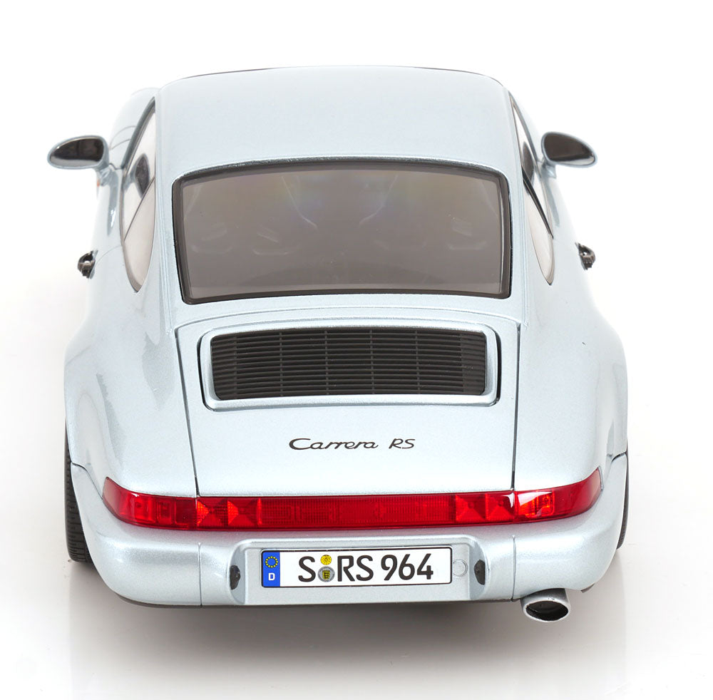 KK Scale 1992 Porsche 911 (964) RS Coupe w/ Cup Wheels Polar Silver 1:12