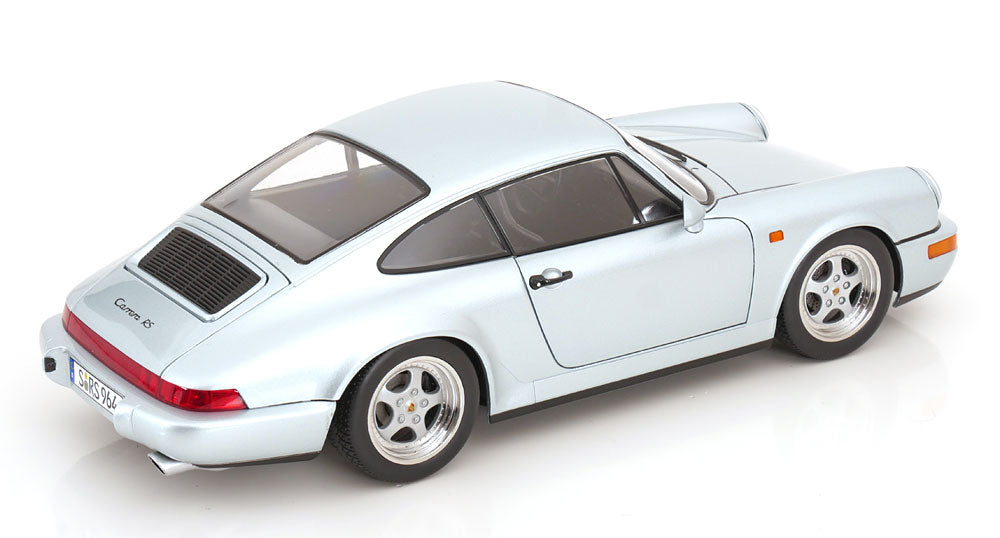 KK Scale 1992 Porsche 911 (964) RS Coupe w/ Speedline Wheels Polar Silver 1:12