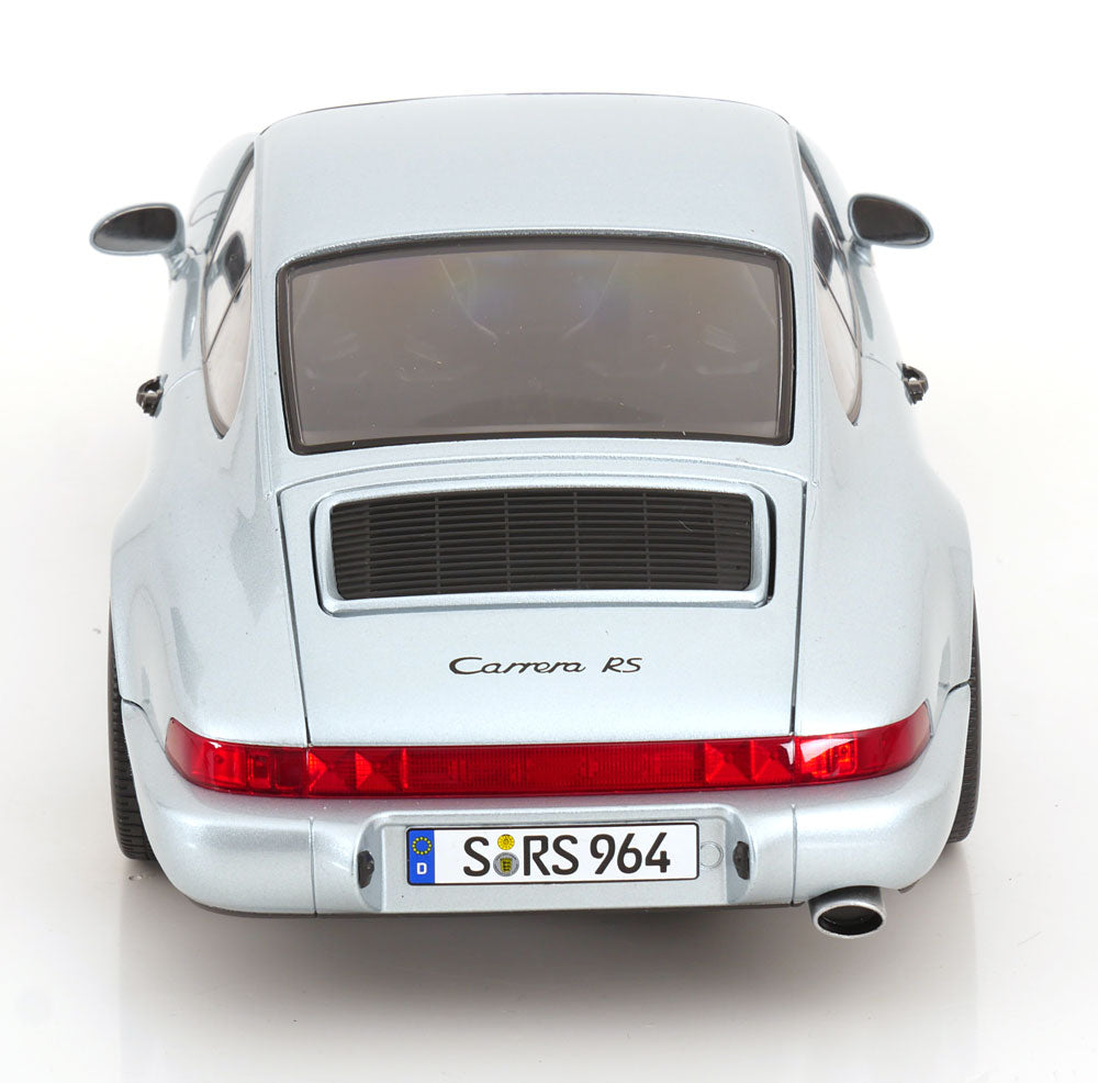 KK Scale 1992 Porsche 911 (964) RS Coupe w/ Speedline Wheels Polar Silver 1:12