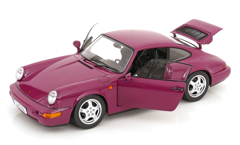 KK Scale 1992 Porsche 911 (964) RS Coupe w/ Cup Wheels Ruby Star 1:12