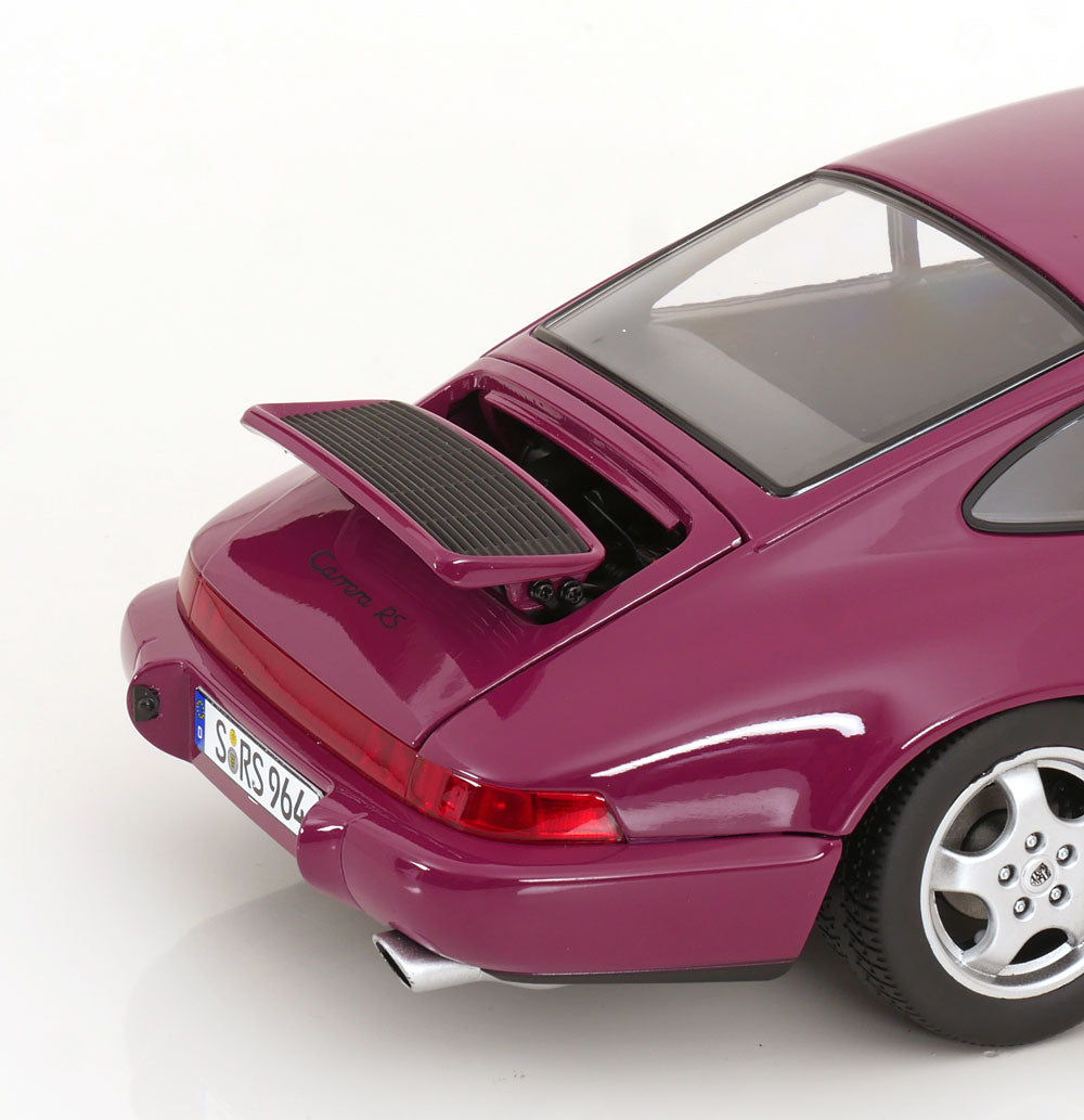 KK Scale 1992 Porsche 911 (964) RS Coupe w/ Cup Wheels Ruby Star 1:12
