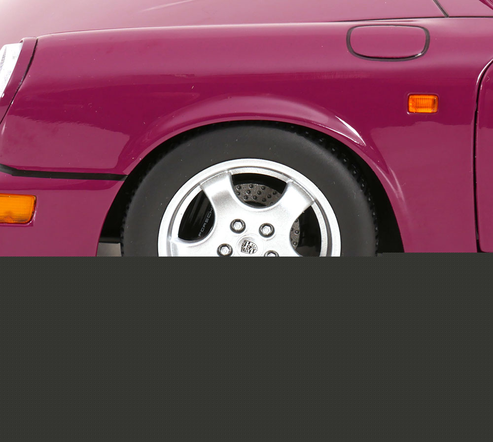 KK Scale 1992 Porsche 911 (964) RS Coupe w/ Cup Wheels Ruby Star 1:12